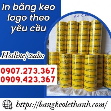 Nhận in băng keo logo theo yêu cầu giá rẻ nhất HCM