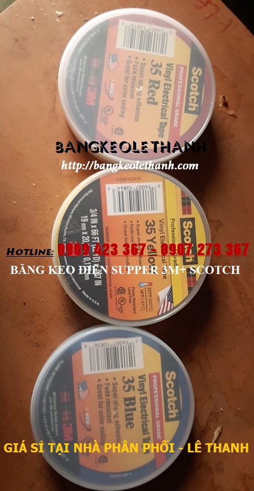 Bang keo cach dien 3M 33+ an toan chat luong