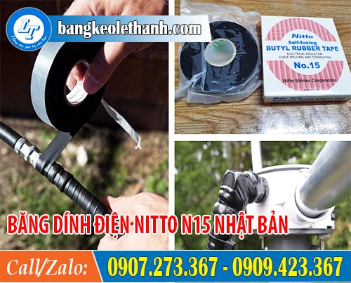 Công dụng của băng dính điện nitto n15 nhật bản